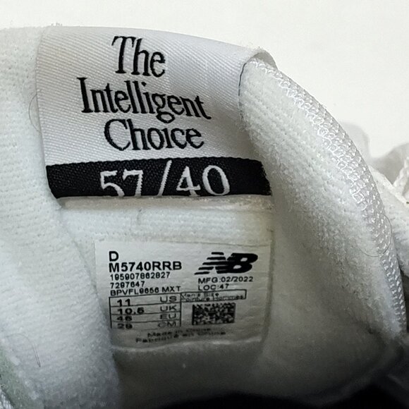New Balance 57/40 Sneakers M5740RRB Mens US 11 Athletic Shoes Comfortable Casual - Picture 9 of 10